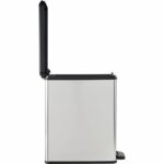 Slim Bin - SLIM BIN - CURVER - 25L - Compact design - 41 x 27 x 55 cm - Metallic grey - Image 4