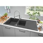 GROHE TAP Kitchen Sink GET, Mixer Monocomande 2 Jets, Tap with Professional Extractable Shower, 30361000 - Image 3