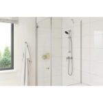 Shower set with 1 jet shower head, 60cm bar and 1.75m flexible hose - GROHE Vitalio Start 110 27942001 - Water saving - Chrome – Bild 2