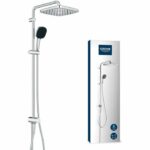 Shower column with manual diverter – Water saving – GROHE Vitalio Comfort 250 – Chrome – 26986001