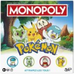 Pokémon Monopoly, board game, 2 to 4 players, games for children and Pokémon fans, approx. 45 minutes, ages 8 and up