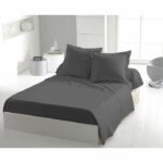 Flat sheet - HOME LINGE PASSION - 180 x 290 cm - 1 person - Anthracite