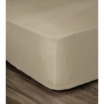 Lovely Home Drap 100% Cotton Cover 180x200cm - Bonnet 35cm - Beige - Image 2