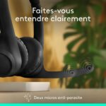 Logitech Zone 300 Bluetooth Wireless PC Headset with Noise-Cancelling Microphone - Black - Image 2
