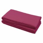 LOVELY HOME Flat Sheet 100% cotton 180x290 cm - 1 person - Fuchsia