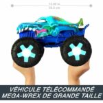 Hot Wheels Monster Trucks-Mega-Wrex-1/15 Scale Remote Control Vehicle JBD90 - Image 4
