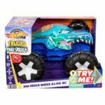 Hot Wheels Monster Trucks-Mega-Wrex-1/15 Scale Remote Control Vehicle JBD90 - Image 5