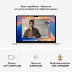Apple - 13.6 MacBook Air M4 (2025) - 16GB RAM - 256GB Storage - 10-core CPU - 8-core GPU - Starlight – Bild 5