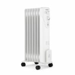 Electric radiator oil bath 1500W oceanic - 3 powers - 7 elements - white - mobile