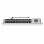 Fixed electric radiator with dry ceramic inertia 1000W OCEANIC Rubis - Curved design - White - NF – Bild 5