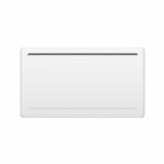 Fixed electric radiator with dry ceramic inertia 1500W OCEANIC Rubis - Curved design - White - NF - Image 2