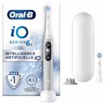 Oral-B iO 6S Gray Bluetooth Connected Electric Toothbrush, 2 Brush Heads, 1 Travel Case