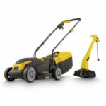 Electric Lawn Mower and Edger - POWERPLUS - POWXG62205T - 1300 W & 32 mm Ø Lawn Mower - 250 W & 220 mm Ø Edger