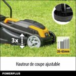 Electric Lawn Mower and Edger - POWERPLUS - POWXG62205T - 1300 W & 32 mm Ø Lawn Mower - 250 W & 220 mm Ø Edger - Image 5