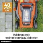 PowerPlus Dual Power Battery Lower Battery Powdpglws2 - 40 V lawn mower, 420 mm Ø, battery and charger included - Image 2