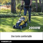 PowerPlus Powxg6281 Powxg6281 electric lawn mower - 2000 W lawn mower, 420 mm Ø, with collection, mulching and rear ejection - Image 2