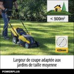 PowerPlus Powxg6281 Powxg6281 electric lawn mower - 2000 W lawn mower, 420 mm Ø, with collection, mulching and rear ejection - Image 4