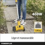 Powerplus Powxg6650 electric telescopic weeding weeding - Weed extractor, 400 W, with nylon and steel brush – Bild 3