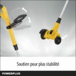 Powerplus Powxg6650 electric telescopic weeding weeding - Weed extractor, 400 W, with nylon and steel brush – Bild 4