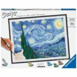 CreArt large format 30×40 cm Van Gogh, The Starry Night, From 14 years old, 23518, Ravensburger