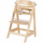 High chair - ROBA - SIT UP CLICK & FUN - Removable meal tray - Adjustable height - Up to 70 kg - Natural wood - Image 5