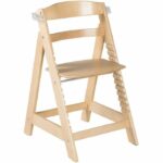 High chair - ROBA - SIT UP CLICK & FUN - Removable meal tray - Adjustable height - Up to 70 kg - Natural wood - Image 6