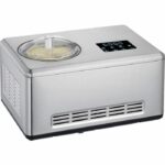 SEVERIN EZ7405 Sorbetiere Yogurt maker 2 in 1 - Innovative function for making ice cream sorbets and yoghurts / brushed stainless steel
