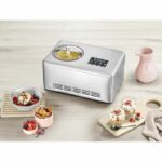 SEVERIN EZ7405 Sorbetiere Yogurt maker 2 in 1 - Innovative function for making ice cream sorbets and yoghurts / brushed stainless steel – Bild 3
