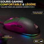 Wired Gaming Mouse - The G-Lab - KULT-COBALT - RGB - 12800 DPI - Black - Image 2