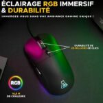 Wired Gaming Mouse - The G-Lab - KULT-COBALT - RGB - 12800 DPI - Black - Image 5