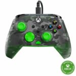 Gamepad - Xbox Series X|S, Xbox One and PC - Rematch Core - RGB - Wired - Black/Green Camouflage - TURTLE BEACH