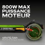 All-terrain electric scooter - URBANGLIDE - ECROSS PRO 2 - 10 - 48V - 800 W - 13Ah - Range 50KM - Image 3