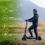 Foldable all-terrain electric scooter - URBANGLIDE - ECROSS PRO LITE 2 - 10 - 48V - 800 W - Auto 40KM Brake light and indicators - Image 3