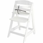 Sit Up III Wooden High Chair - ROBA - Height Adjustable - White