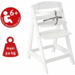 Sit Up III Wooden High Chair - ROBA - Height Adjustable - White – Bild 6