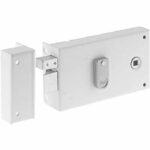 Horizontal mortise lock - YALE - YAH37G - White - 2 Keys supplied - Left version - Grille and Gate - Image 2
