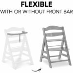 HAUCK Scalable Wooden Baby High Chair Alpha + / gray - Image 4
