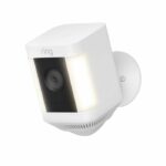 RING Spotlight Plus Battery Surveillance Camera - White - EU