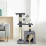 Poppy Cat Tree - 50x30x80cm - Gray - Image 2