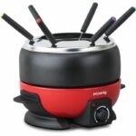 Hkoenig alp1800 - Red and black electric fondue device - Image 2