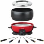 Hkoenig alp1800 - Red and black electric fondue device - Image 3