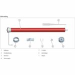 Wired roller shutter motor RM10MS SUPERROLLO - SR20110 - Diameter 40 mm - 10 Nm - Max. curtain weight 22 kg - Image 3