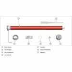 Wired roller shutter motor RM10MS SUPERROLLO - SR20110 - Diameter 40 mm - 10 Nm - Max. curtain weight 22 kg - Image 5