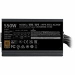 COOLER MASTER MWE Bronze 550W V2 - Power supply 550W - 230V (Certified 80 Plus Bronze 5 years warranty) Flat cables black - Image 4