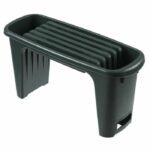 NATURE HDPE knee stool - 2 positions: sitting and kneeling - H 34 x 65.5 x 25 cm - Green