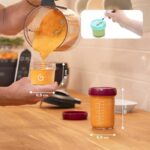 Babymoov Babybols - 8 Glass Storage Jars 120 & 240 ml - Airtight - Organic Recipe Booklet included – Bild 5