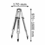 Bosch Professional BT 160 5/8 measuring accessory, up to 160cm - 0601091200 - Image 2