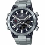 Watch - CASIO - ECB-2000D-1AEF - 51mm - Silver - Bluetooth - Solar - Waterproof 10 bars