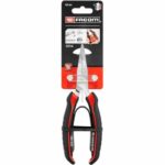 Straight flat -plague pliers 168 mm Facom - 188A.16CPEPB - Thin 46mm length and finely striated beak to strengthen the socket - Image 2