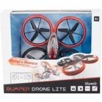 Remote Controlled Drone - FLYBOTIC - Bumper Drone Bed - 17 cm - red and black - from 8 years old